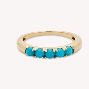 Ultra Bold 10k yellow gold Turquoise Ring
